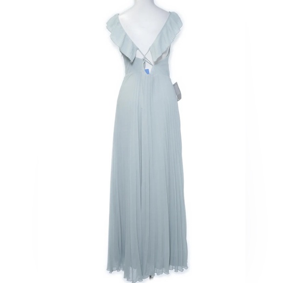 PLEATED CHIFFON DRESS - S2510 - Picture 5 of 5